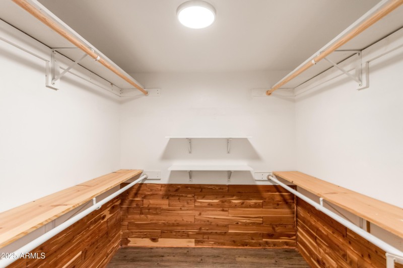 PRIMARY CEDAR LINED WALK IN CLOSET