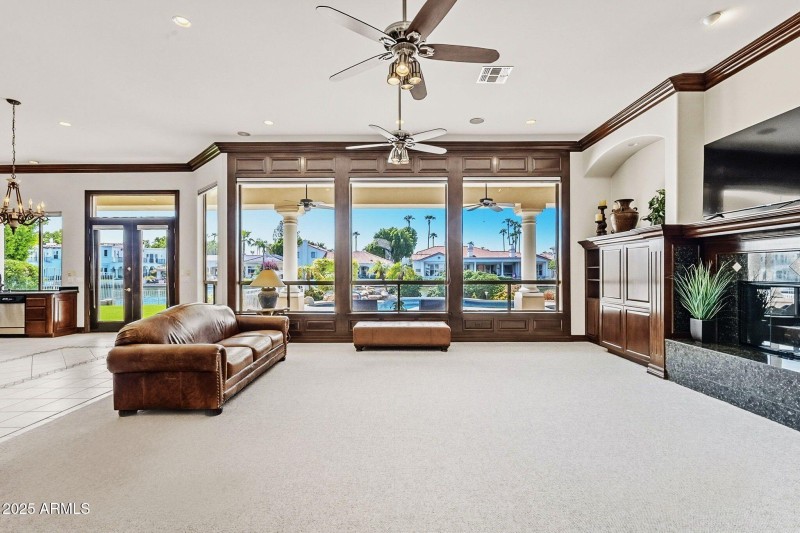 Fireplace in the Great Room