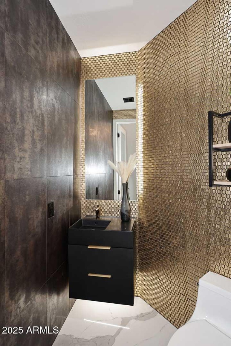 Gold Powder/Guest Bathroom