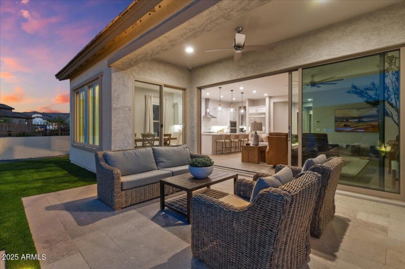 081-Back patio twilight