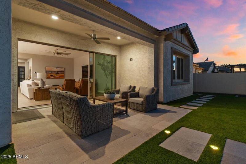 082-Back patio twilight