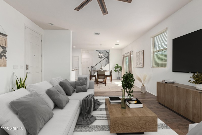 Virtually Staged - Living Room