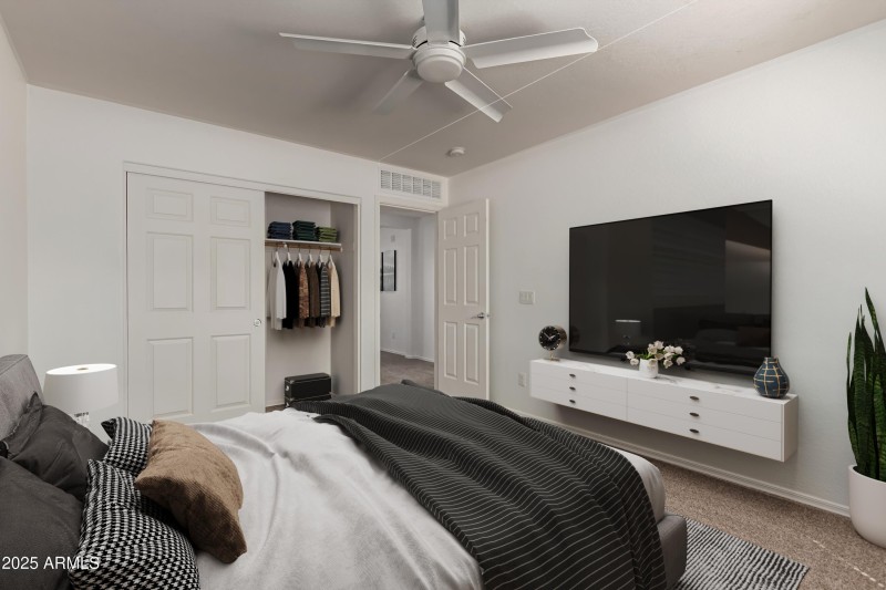 Virtually Staged - Bedroom 3