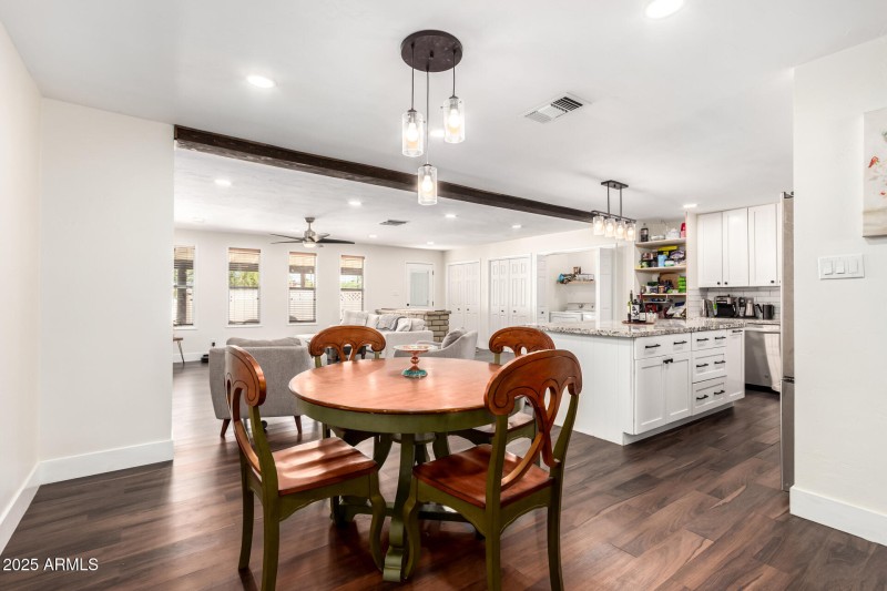 Dining Area Facing Kitchen