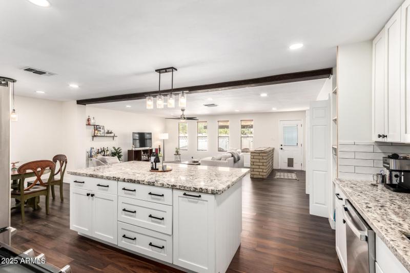 Kitchen Facing Living Room