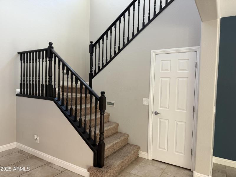 Stairs to upper level