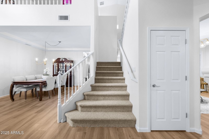 Stairs from Sitting Area