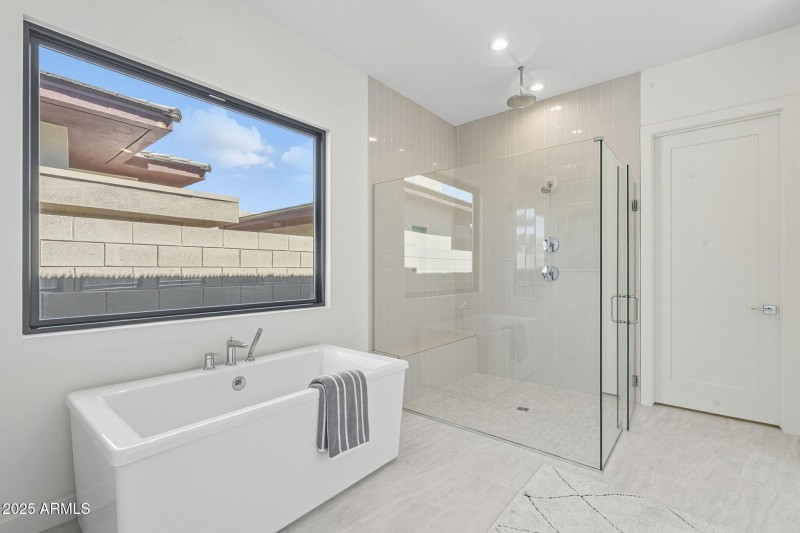 Primary Bath Rainhead Shower