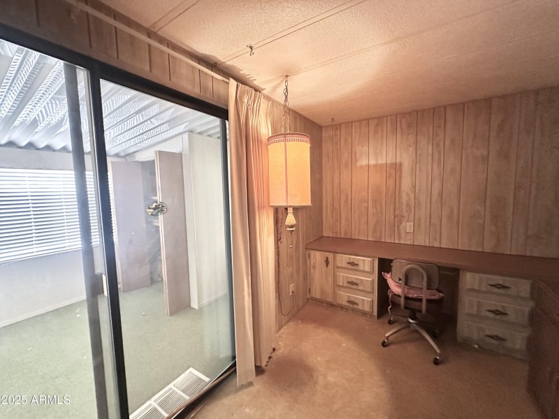 SLIDER TO ENCLOSED SUN ROOM