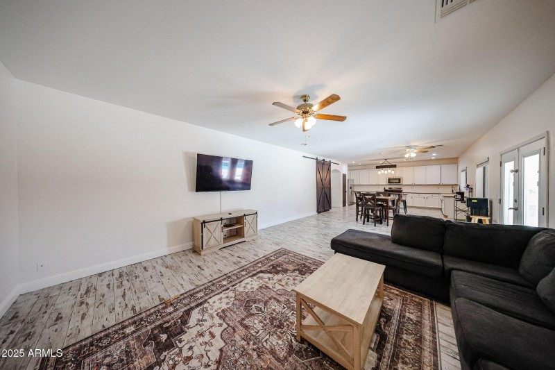 Spacious living area