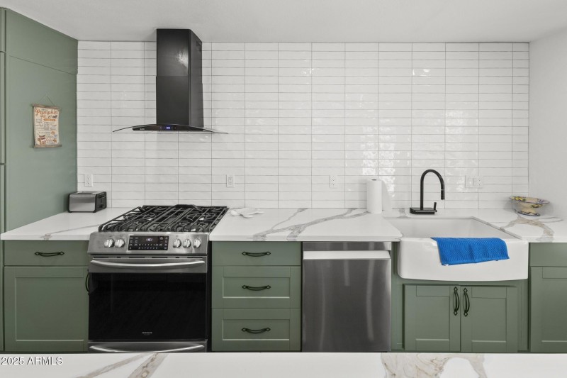 stainless steel appliances