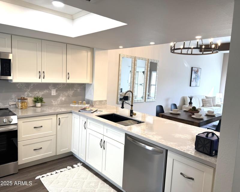 Pass through kitchen