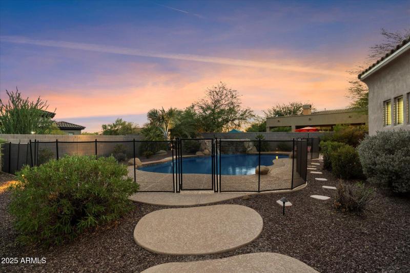 Fenced Swimming Pool