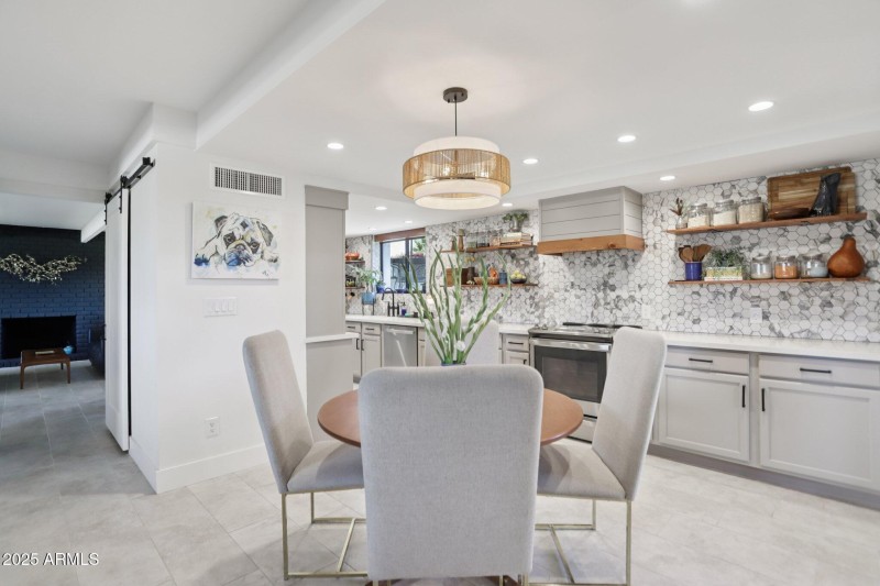 Views of the informal dining