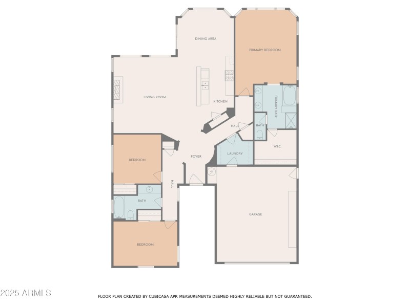2D Floor Plan for 2010 East Indigo Drive