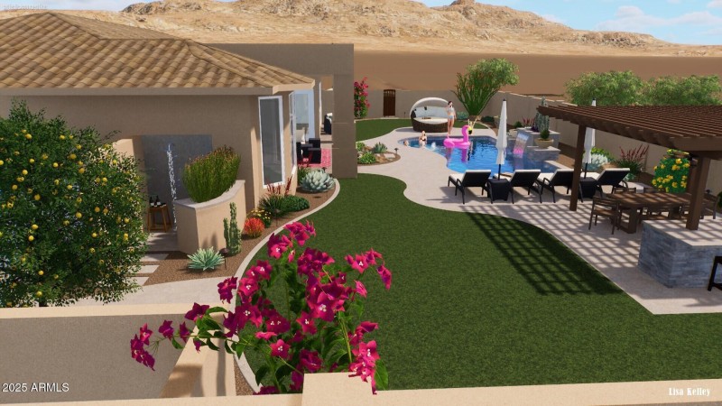 Rendering: Backyard Plans