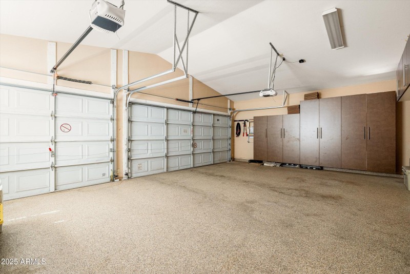 3 Car Garage with Storage