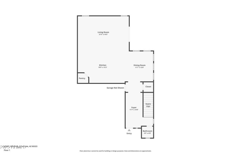 413 N 120th Avenue - Floor Plan - First