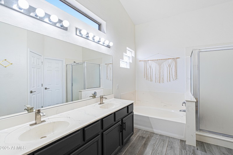 Primary Bath with Separate Tub & Shower