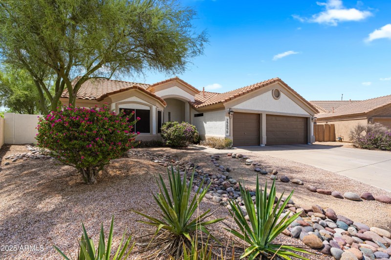 3 car garage on Hanover-sized lot