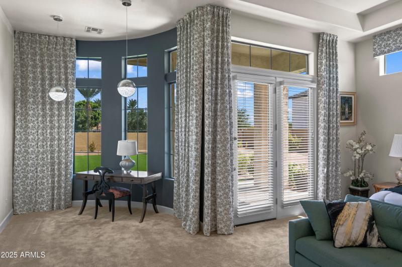 Master bedroom study