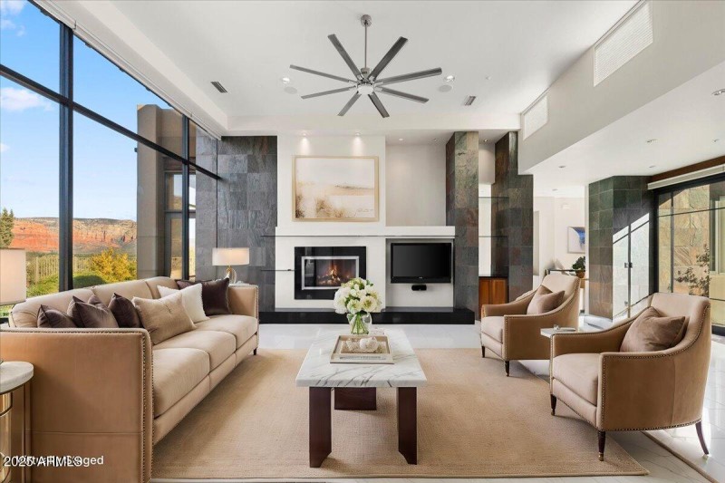 Living Room Virtually Staged