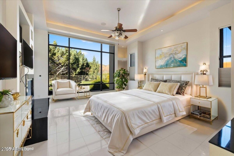 Primary Suite Virtually Staged