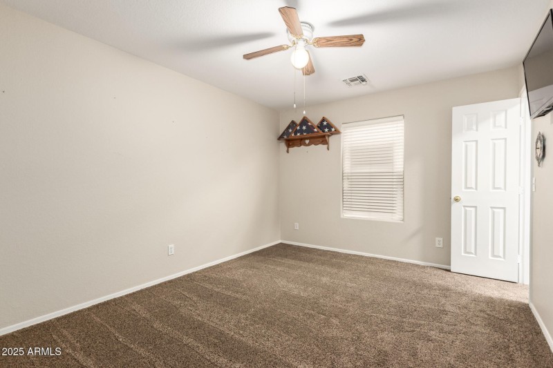 2nd Bedroom with walk-in closet