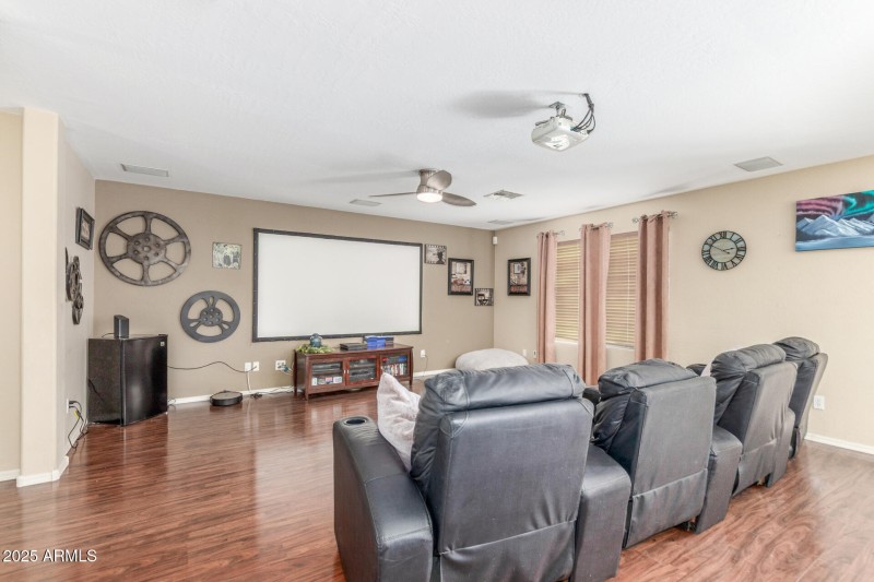 Family room with large screen!