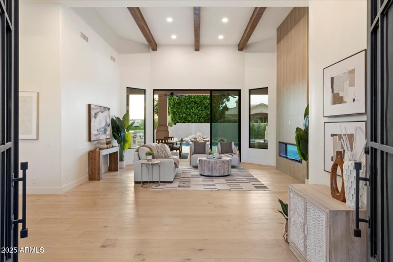 Fabulous foyer into Formal Living Room
