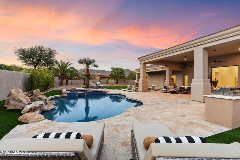 Mountain Views from a ear yard