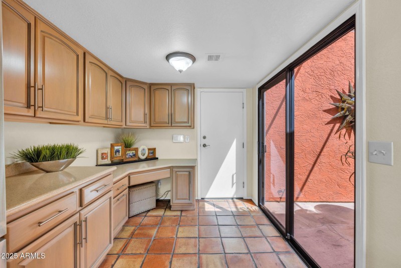 Extended Kitchen and doors to atrium
