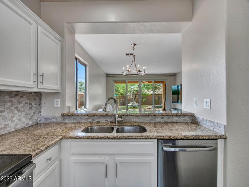 Kitchen Looking to Gathering Room