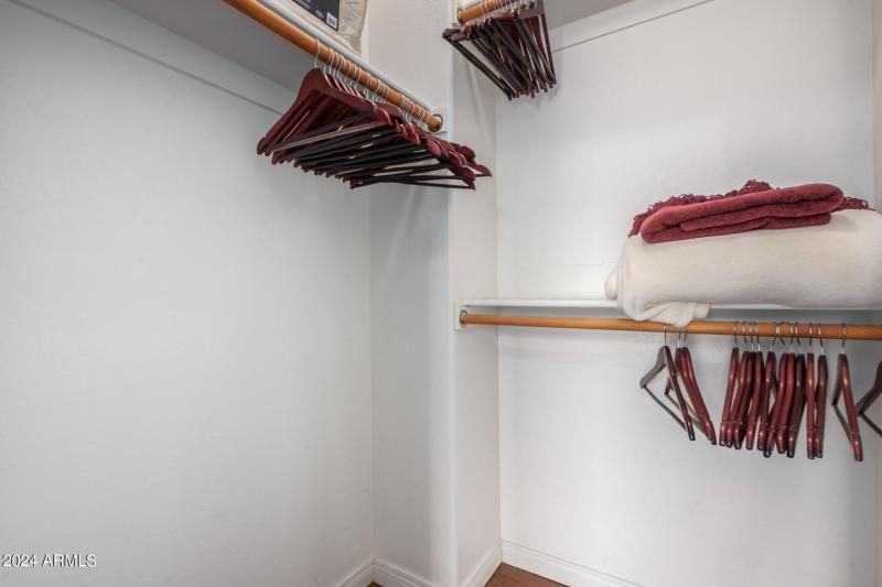 Secondary Bedroom Walk-in Closet