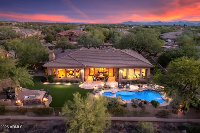 50-Sunset Backyard View