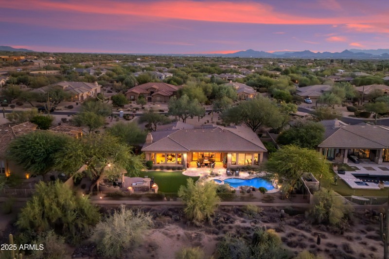 53-Sunset Backyard View