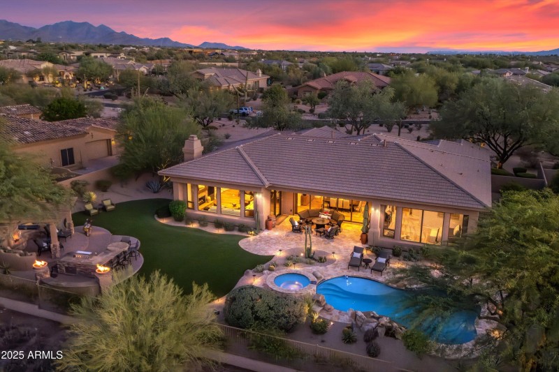 55-Sunset Backyard View