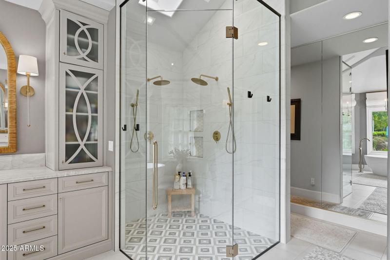 Glass Step in Shower