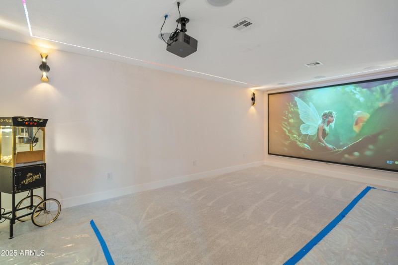 150" Screen with built in Surround Sound