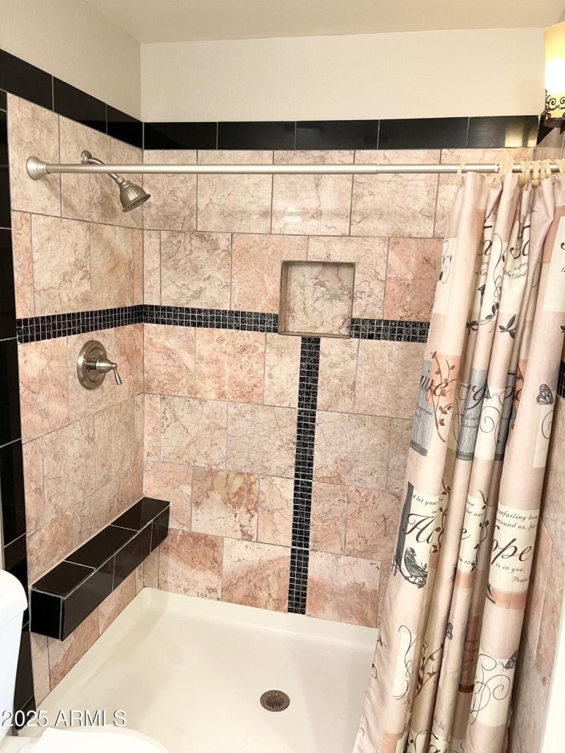 Primary Tiled Walk-In Shower