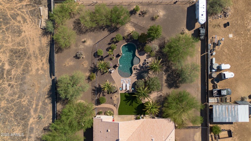Aerial Backyard