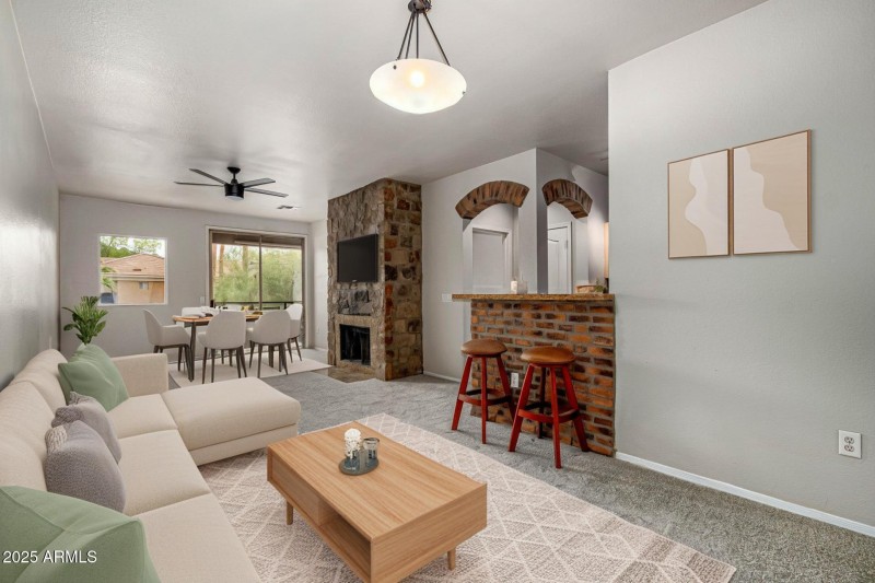 Living Room Virtually Staged 2