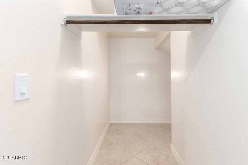 Storage under stairs