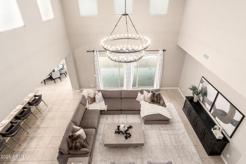 View of Downstairs from loft