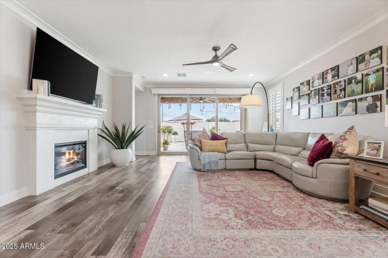 Custom Gas Stone Fireplace