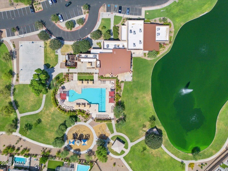 Clubhouse & Amenities From Above!