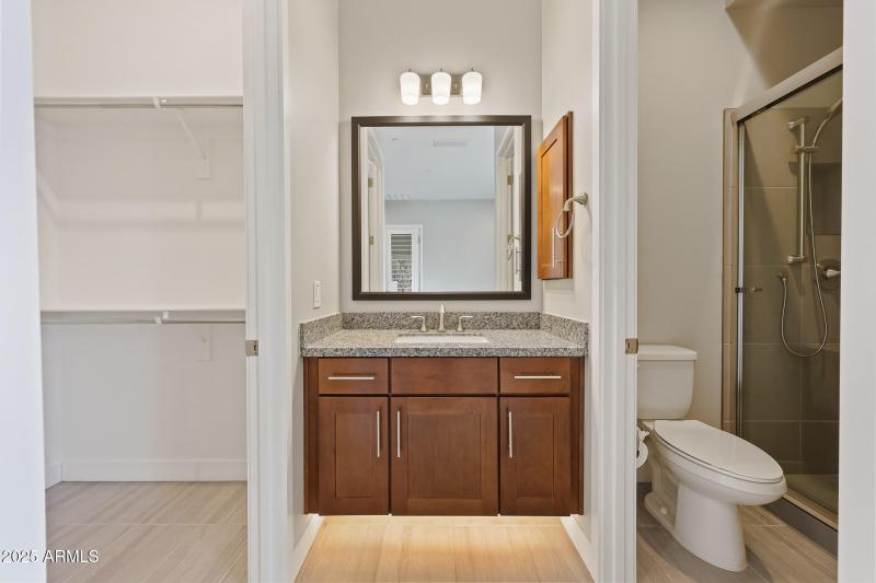 Casita Walk-in Closet and Bath