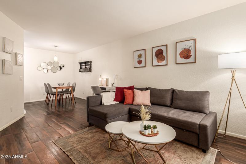 Front Room and Kitchen Eating Area