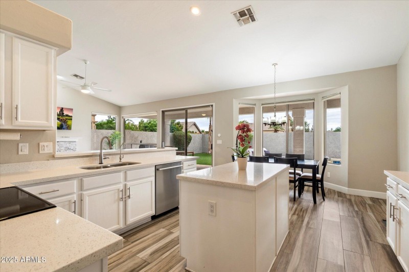 Open Kitchen to Dining + Great Room