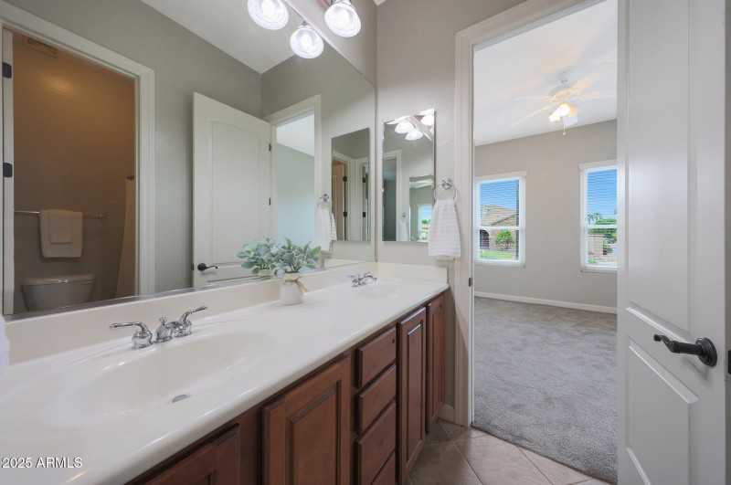 Jack and Jill bathroom